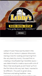 Mobile Screenshot of lebbyspizza.com